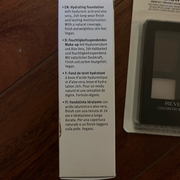 REVLON Brow Kit, Essence Hydrating Foundation, NYX Lip Oil, Revlon Nail Shapers - Picture 2 of 6